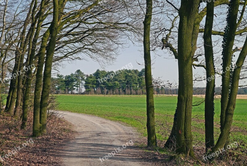 Münsterland Parklandschaft Westfalen North Rhine Westphalia Germany