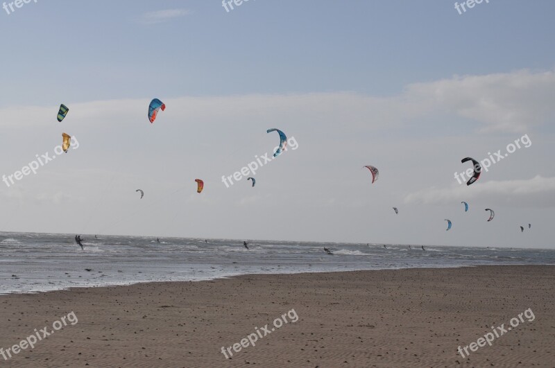 Kites Beach Wind Sea Flying