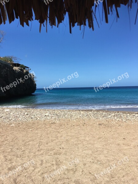 Curacao Water Sea Coast Landscape