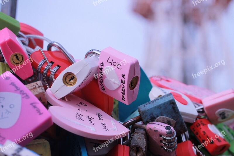 Padlock Colors Messages Free Photos