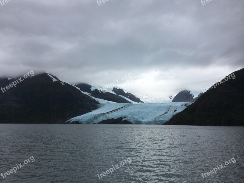 Alaska Ice Field Glacier Free Photos