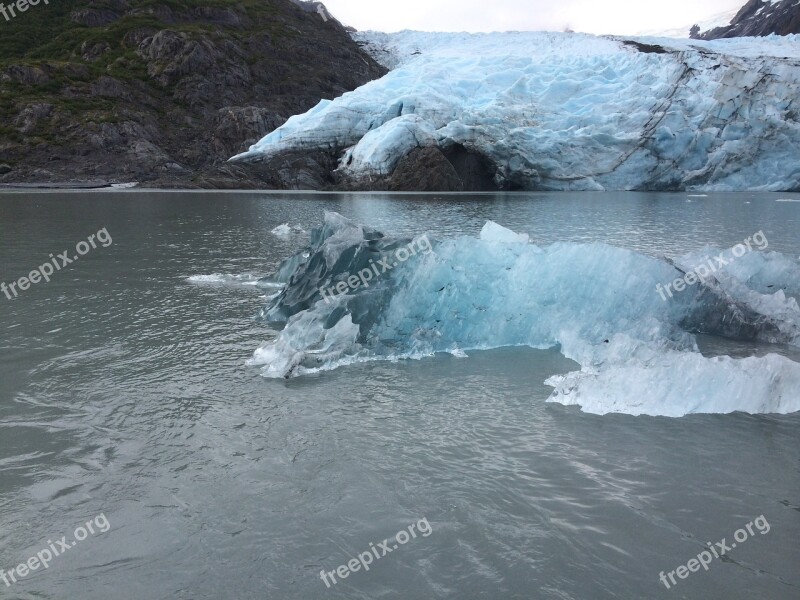 Alaska Ice Field Glacier Free Photos