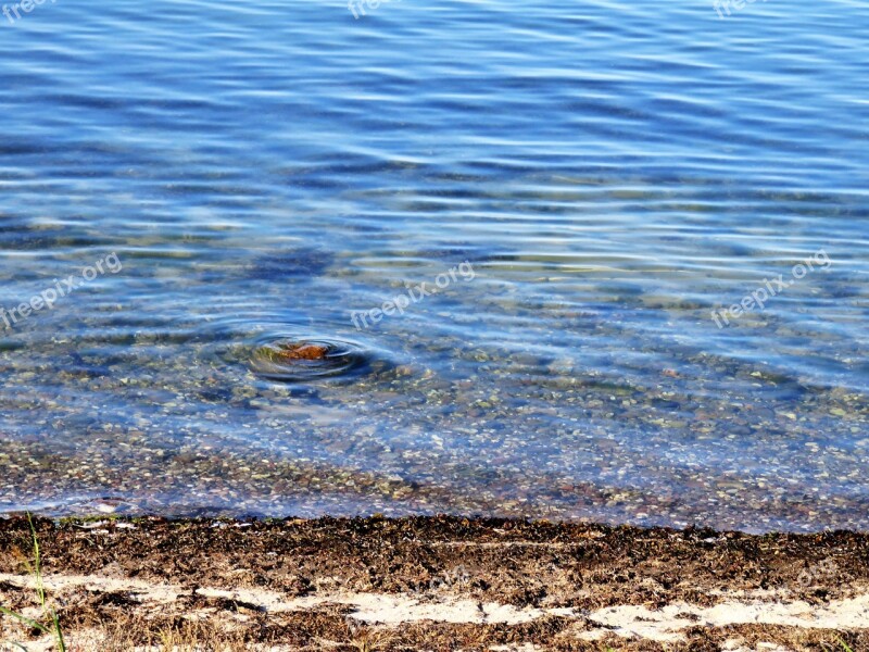 Sea Lake Water Bank Stony Underground