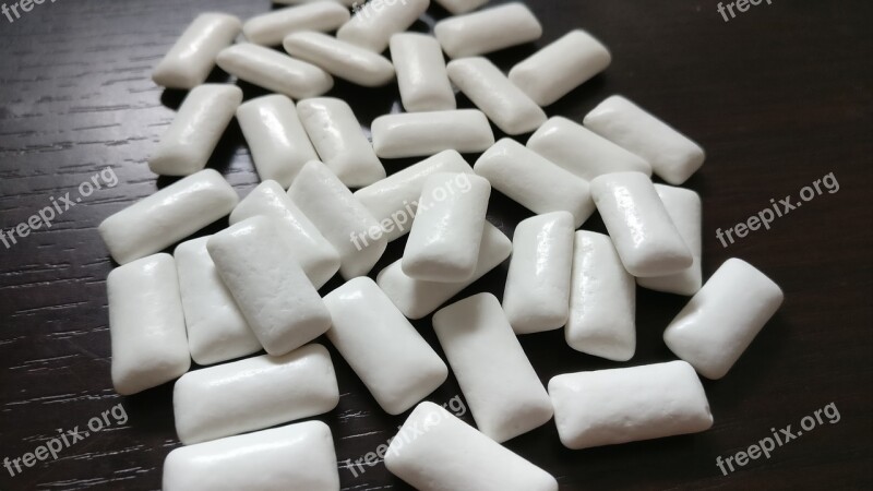 Chewing Gum Chew White Free Photos