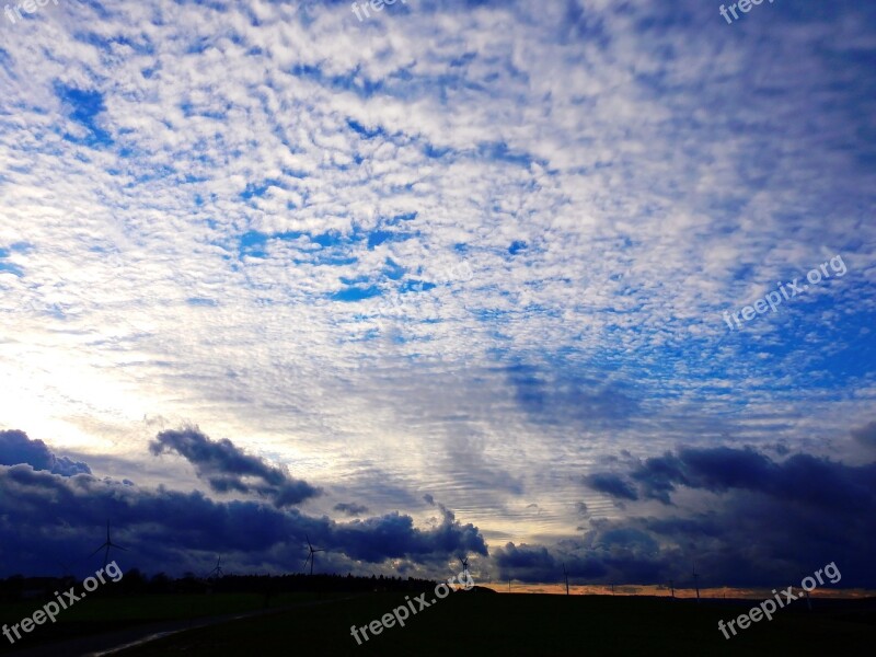 Sky Clouds Day Blue Landscape