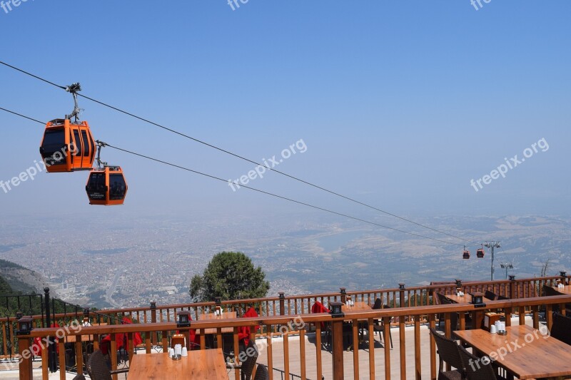 The Cable Car Landscape High Denizli Magnificent