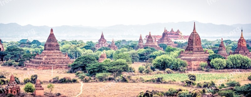 Bagan Mandalay Myanmar Temple Ancient