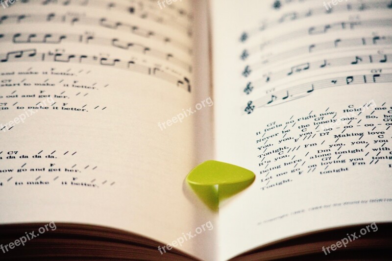 Music Books Scores Musical Notes Pentagram