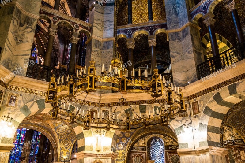 Aachen Cathedral Church Chapel Aachen Dom