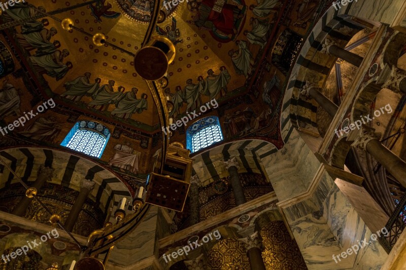 Aachen Cathedral Church Chapel Aachen Dom