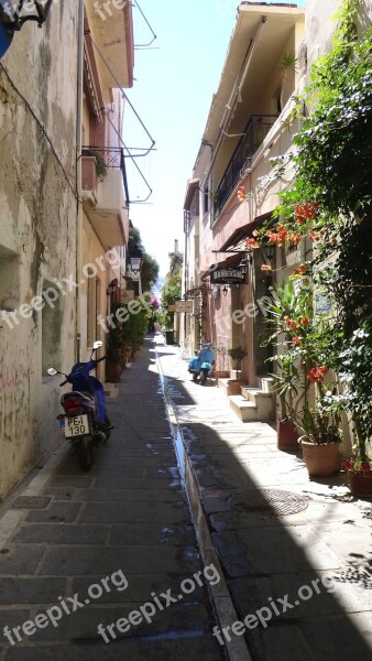 Lane City Architecture Crete Heraklion