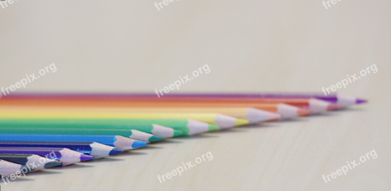 Color Pencil School Education Creativity