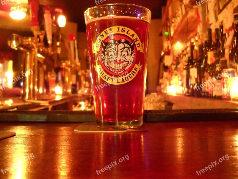 Beer Pint Bar Brew Glass