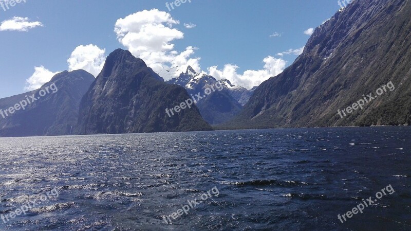 New Zealand South Island Nature Ocean Landscapes