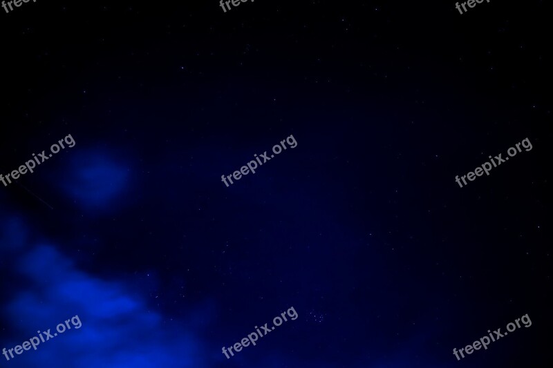 Night Photograph Starry Sky Night Sky Star Night