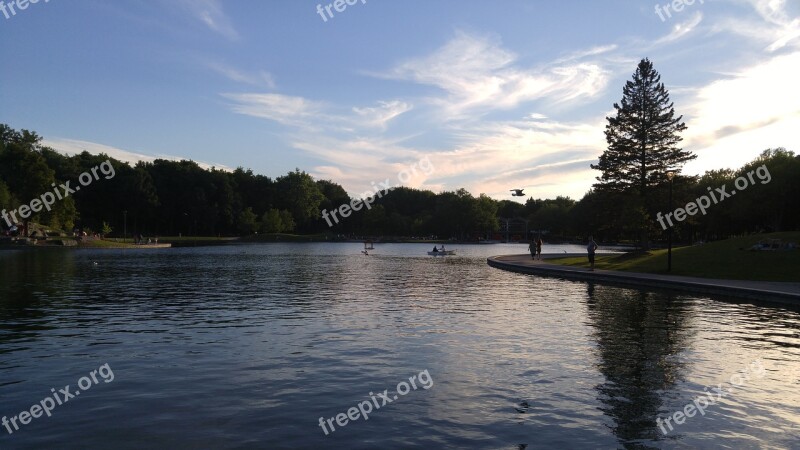 Water Park Landscape Summer The Nature