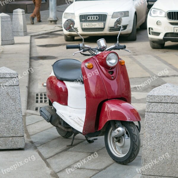 Moped Scooter Transport Personal Transport Two-wheel