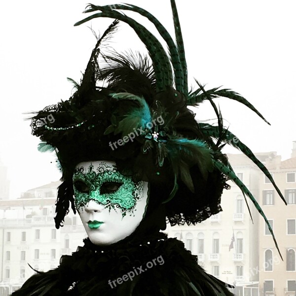 Venice Carnival Mask Italy Costume