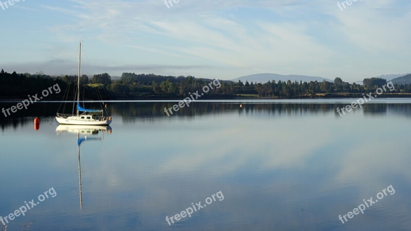 Te Anau New Zealand South Island Landscape Morgenstimmung