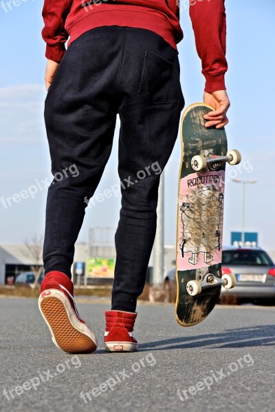 Boy Man Go Skateboard Style