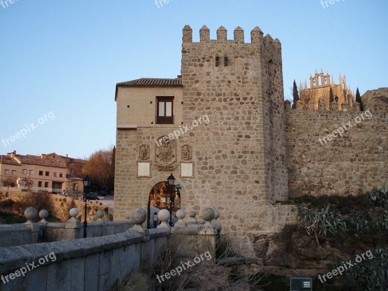 Bridge Toledo Tower Free Photos