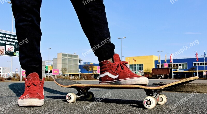 Boy Man Skating Skateboard Young Man