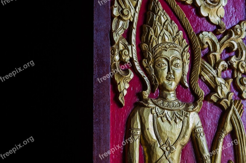 Thailand Temple Mural Thai Antique