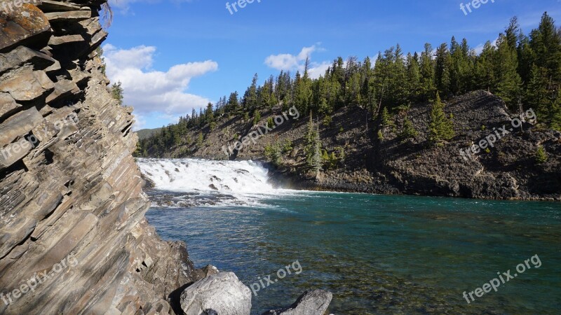 Nature Canada Banff Water Landscape