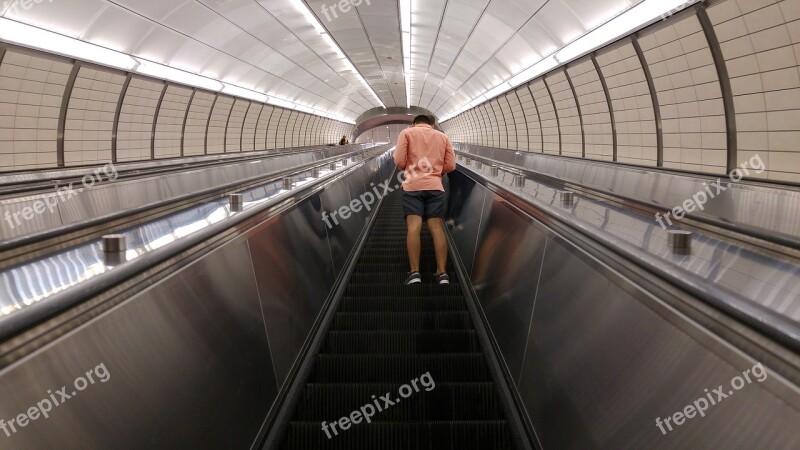 Nyc Underground Modern Station Urban