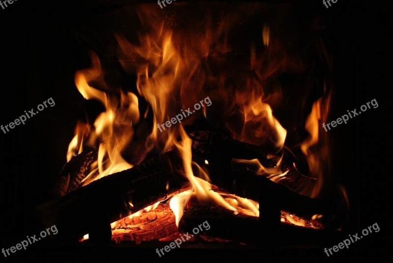 Fire Fireplace The Flame Censer An Outbreak Of