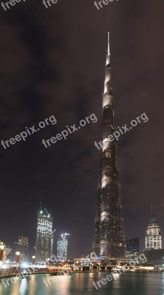 Dubai Burj Khalifa Uae Free Photos