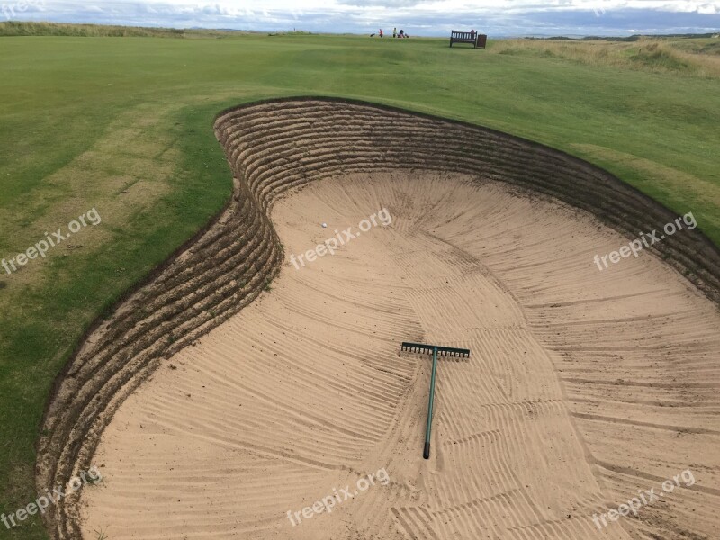 Bunker Golf Sport Course Green