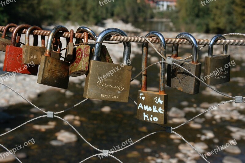 Love Locks Italy Cannobio Love Castle Free Photos