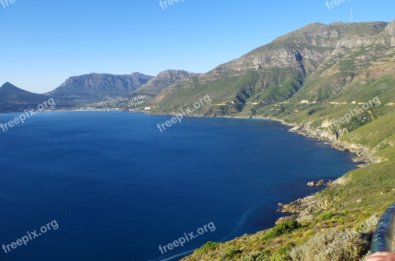 Chapman's Peak Mountain Peninsula Cape Town South Africa