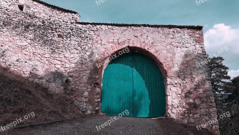 Medieval Antique Architecture Window Castle