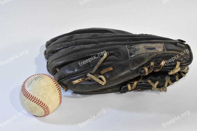 Baseball Baseball Glove Baseball Ball Free Photos