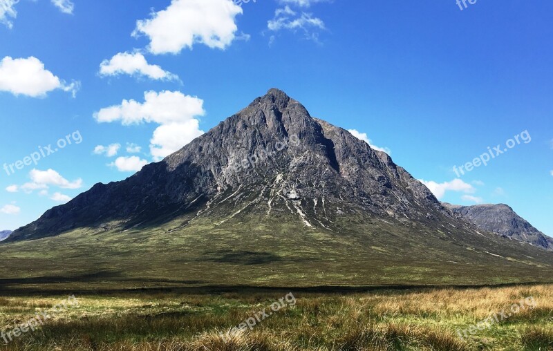 Scotland Scottish Mountain Glencoe Highland