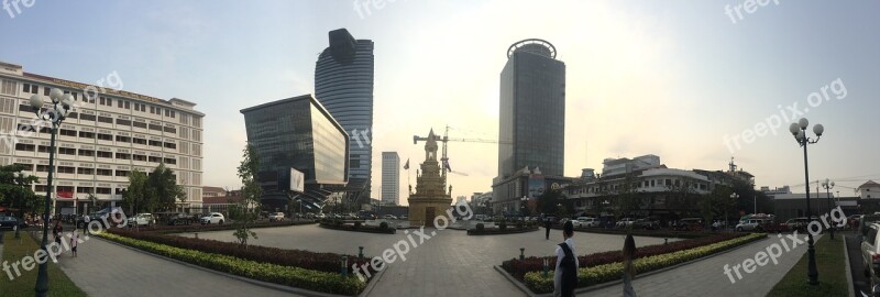 Panorama Cambodia Phnom Penh City Meng Hann Business Center