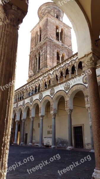 Monument Architecture Duomo Salerno Historical Centre