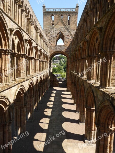 Jedburgh Abbey Scotland Religion Architecture