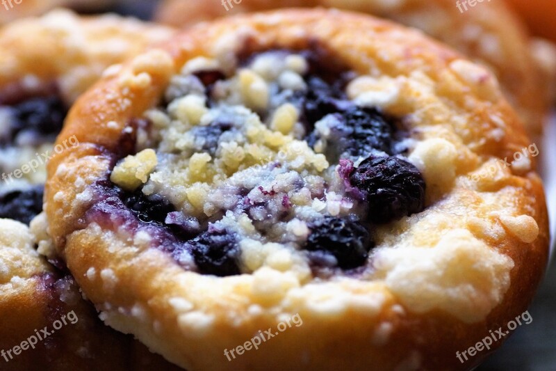 Cookie Blueberry Leavened The Dough Sweet