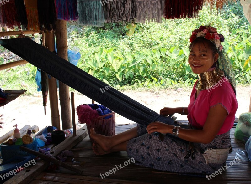 Weaving Woman Weave Textile Culture