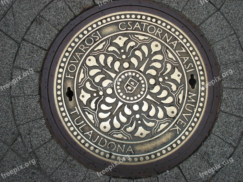 Street Budapest Hungary Sewer River