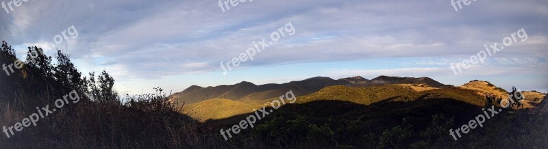 Landscape Hilltop Country Big Sky Free Photos