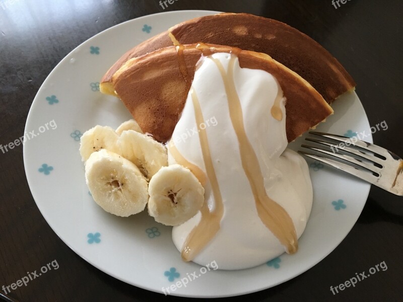 Pancake Banana Snack Free Photos