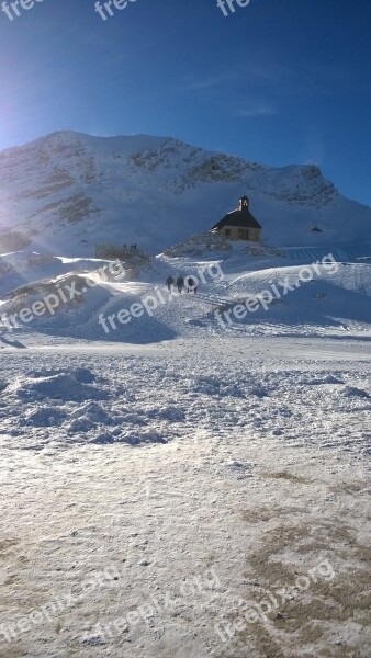 Ice Zugspitze Snow Schneefernerhaus Free Photos