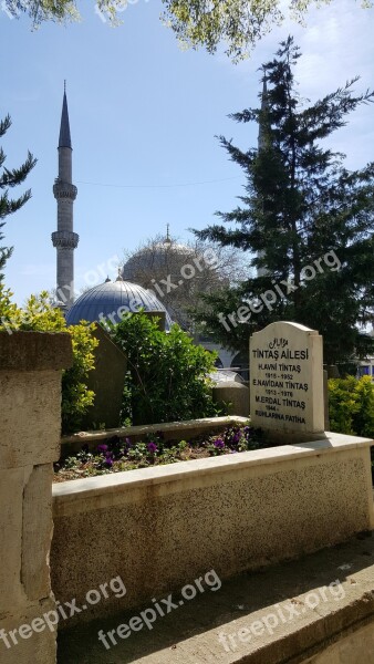 Istanbul Graveyard Steps Turkey Ottoman