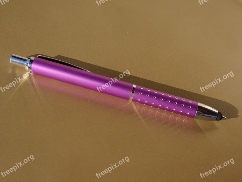 Coolie Pen Purple Ornament Jewellery