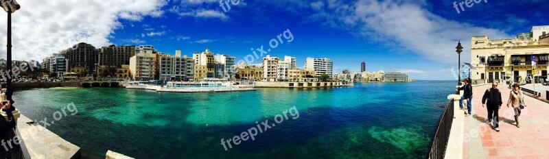 Malta Sea Promenade Coast Gozo