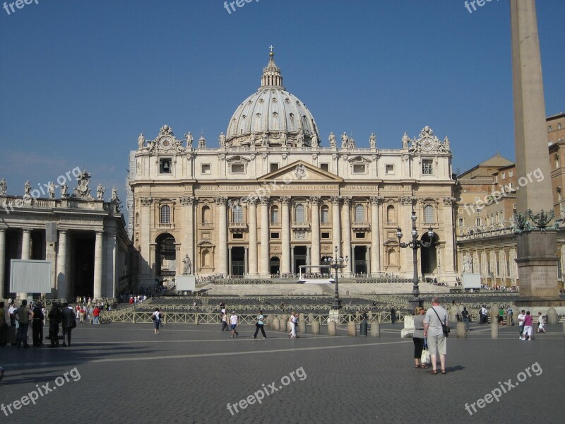 The Vatican City Church Italy Old Building